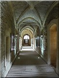 SO8001 : Woodchester Mansion - First floor corridor by Rob Farrow