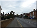 Looking westwards along the road to Ryde at Binstead