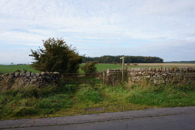 Footpath leading to Kirkby Thore