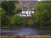 NG8680 : House overlooking the River Ewe by Nigel Brown