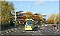 Tram at Southmoor Road