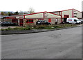 CEF premises and van, Welshpool