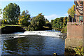 The Weir by Topcliffe Mill