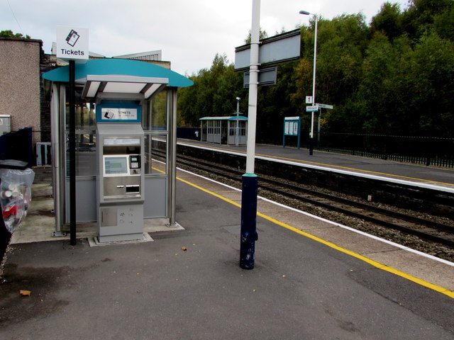 Whitchurch (Shropshire) railway station ticket machine