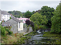 The Afon Aeron at Aberaeron, Ceredigion