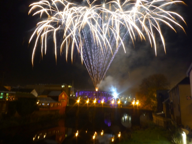 Fireworks on Halloween night, Omagh (1)