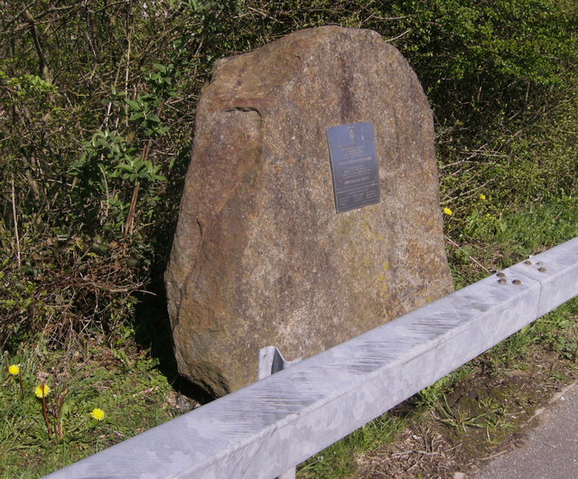 Stone with plaque for Cardigan bypass