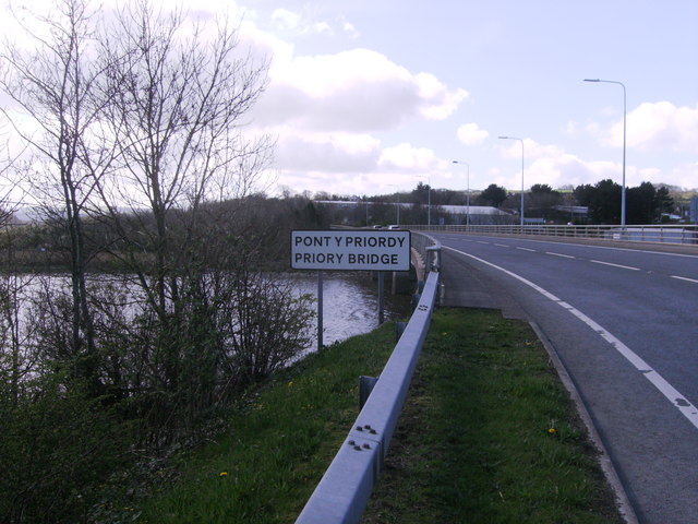 Sign for the bridge