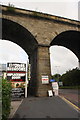 Pier of railway viaduct over Kirkstall Road