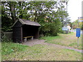 Wooden bus shelter, North Woodchester