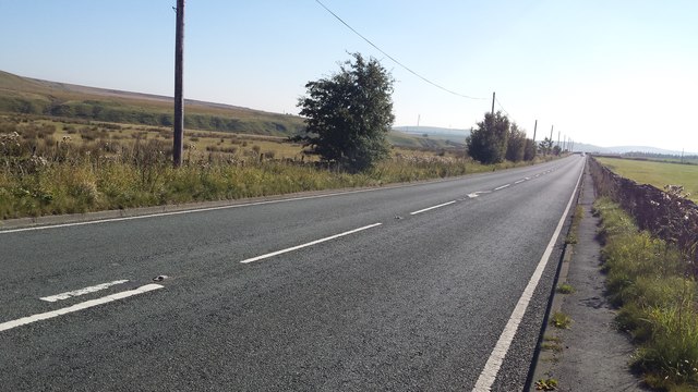 Rochdale Road, A680 - towards Rochdale