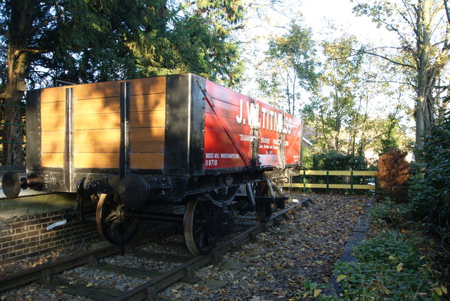 Wheathampstead Station - Restored railway wagon