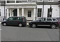 TQ2881 : Cars outside Queen's College by Hugh Venables