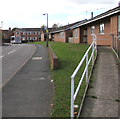 Ramp to Queensway bungalows, Whitchurch, Shropshire