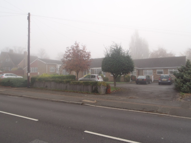 Bungalows in the mist