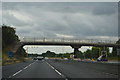 SP7455 : Footbridge over the M1 by N Chadwick