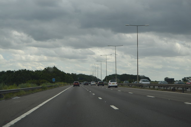 M1, Southbound © N Chadwick :: Geograph Britain And Ireland