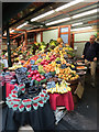 TQ3280 : Fruit and Vegetable Stall, Borough Market, London SE1 by Christine Matthews