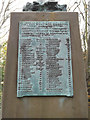 TM1644 : Plaque on Suffolk Soldiers Memorial by Geographer