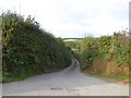 Access track and public footpath to Stoke Benton