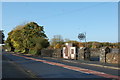 School entrance, Dinas Cross