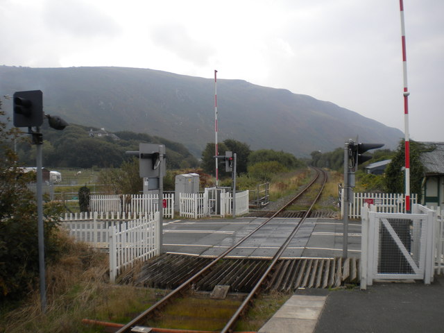 Railway south from Fairbourne