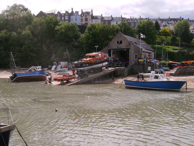 Lifeboat on display