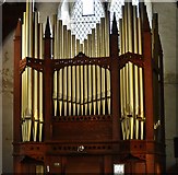 TM1058 : Earl Stonham: St. Mary's Church: The organ sited in the south transept by Michael Garlick