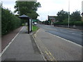 Bus stop and shelter on Yarmouth Road (A12)