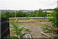 Derelict water treatment works below Dowdeswell Reservoir