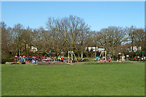 TQ2789 : Playground, Cherry Tree Wood recreation ground by Robin Webster