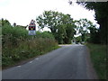 Approaching the level crossing on Salford Road