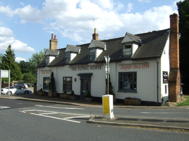 The Flying Horse, Clophill © JThomas :: Geograph Britain and Ireland