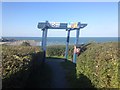 Pergola on the coastal path