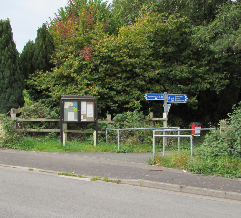 Woodchester Parish Council Noticeboard © Jaggery Geograph Britain