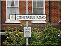 TM1645 : Constable Road sign by Geographer