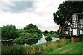 The weir on the River Trent