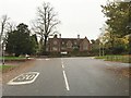 Keele: road junction outside the University campus