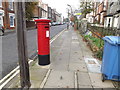 TM1644 : Christchurch Street & Christchurch Post Office George VI Postbox by Geographer
