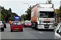 TG2411 : Heavy Goods Traffic on Wroxham Road by David Dixon