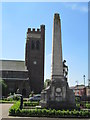 War memorial and Christ Church, Fenton