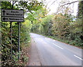 Culver Hill direction sign near Woodchester