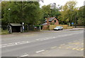 Woodchester bus stop and shelter