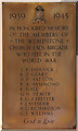 Holy Trinity, Wealdstone - Brass WWII