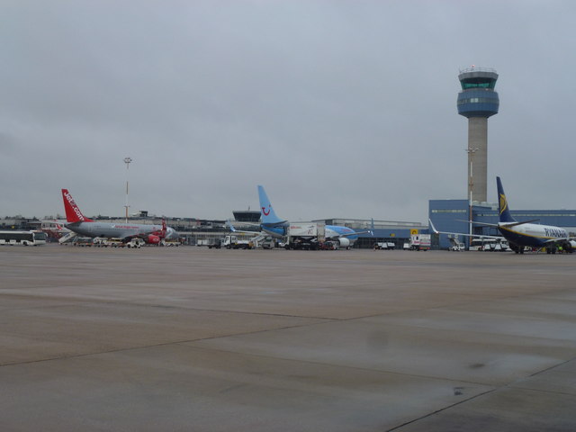 Control Tower And Planes At East © Richard Humphrey Cc-by-sa 2.0 