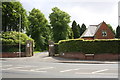 Dalston Road entrance to crematorium