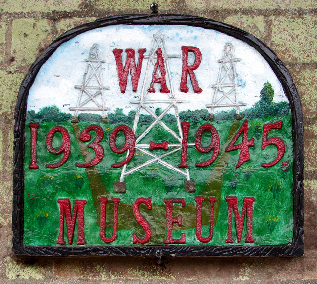 Plaque on former guardhouse