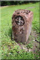 Boundary stone beside Dalston Road