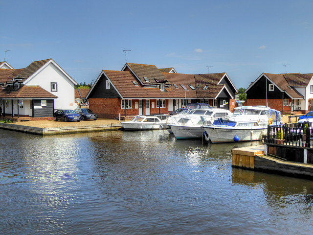 River Bure, Moorings at Wroxham © David Dixon cc-by-sa/2.0 :: Geograph ...