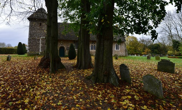 Thornham Parva: St. Mary's Church southern aspect